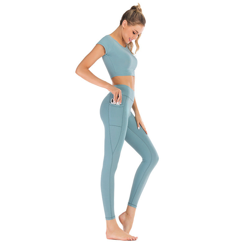 Pocket yoga suit