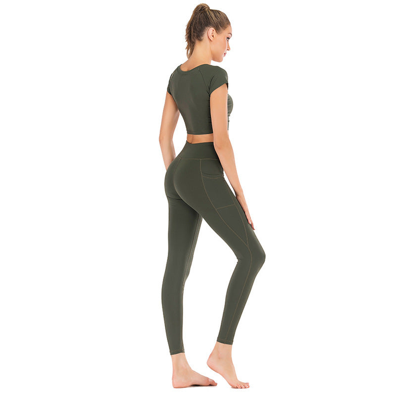 Pocket yoga suit