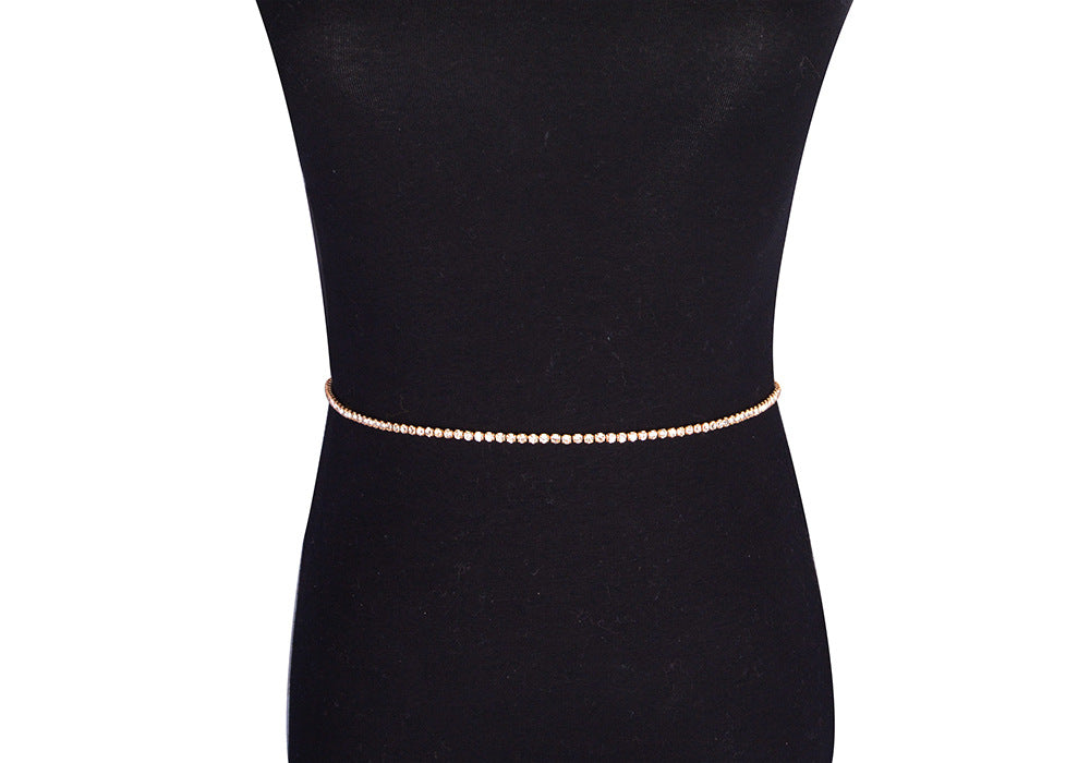 Rhinestone Waist Chain