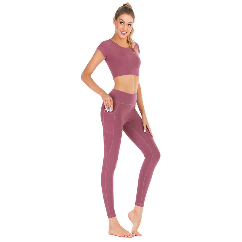 Pocket yoga suit