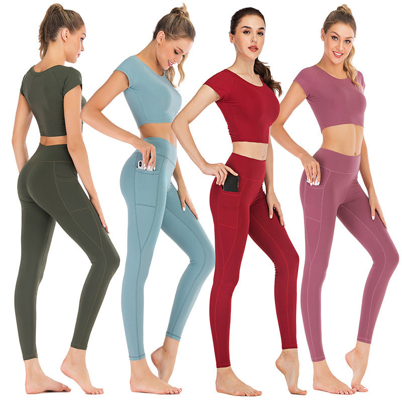 Pocket yoga suit